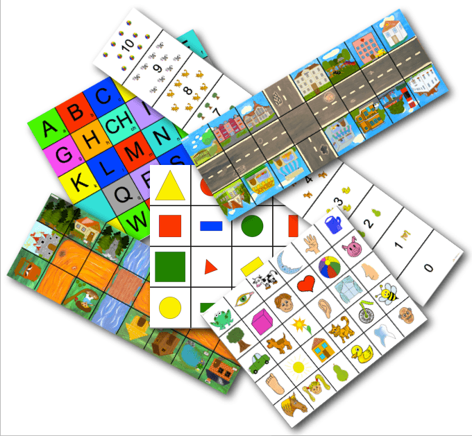 P-Set6 Zostava 6 ks hracích podložiek